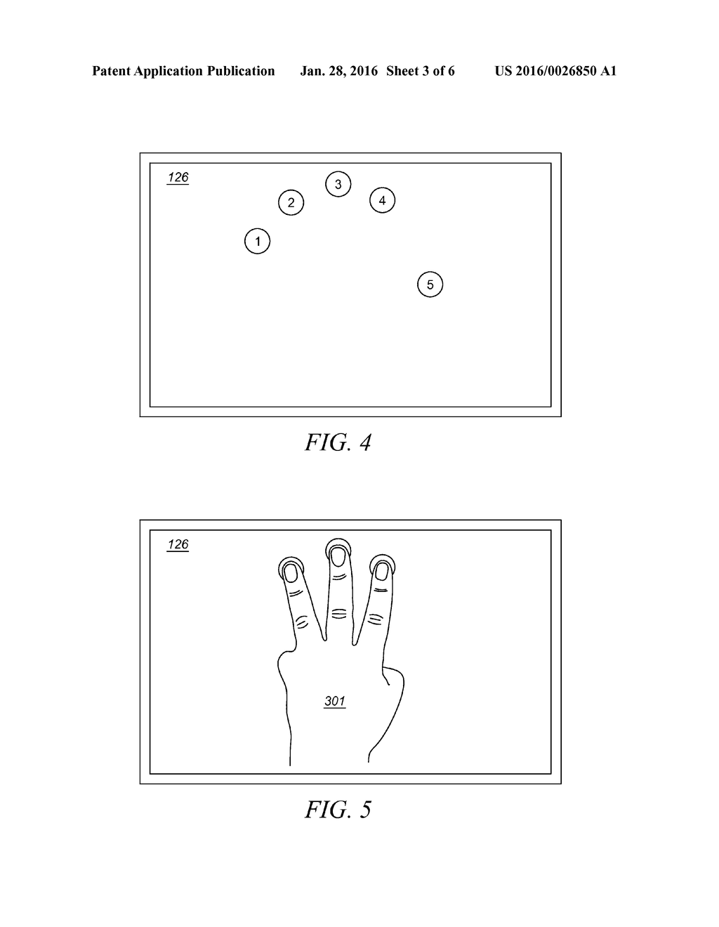 METHOD AND APPARATUS FOR IDENTIFYING FINGERS IN CONTACT WITH A TOUCH     SCREEN - diagram, schematic, and image 04