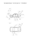 LATERAL OBSTACLE DETECTION APPARATUS FOR A MOTOR VEHICLE, MOTOR VEHICLE     COMPRISING THAT APPARATUS AND PROCESS FOR DETECTING LATERAL OBSTACLES     DURING THE TRAVEL OF A MOTOR VEHICLE diagram and image