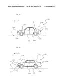 LATERAL OBSTACLE DETECTION APPARATUS FOR A MOTOR VEHICLE, MOTOR VEHICLE     COMPRISING THAT APPARATUS AND PROCESS FOR DETECTING LATERAL OBSTACLES     DURING THE TRAVEL OF A MOTOR VEHICLE diagram and image