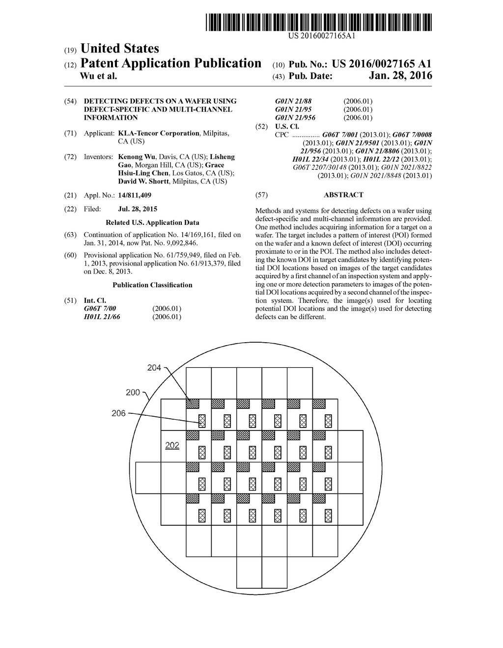 Detecting Defects on a Wafer Using Defect-Specific and Multi-Channel     Information - diagram, schematic, and image 01