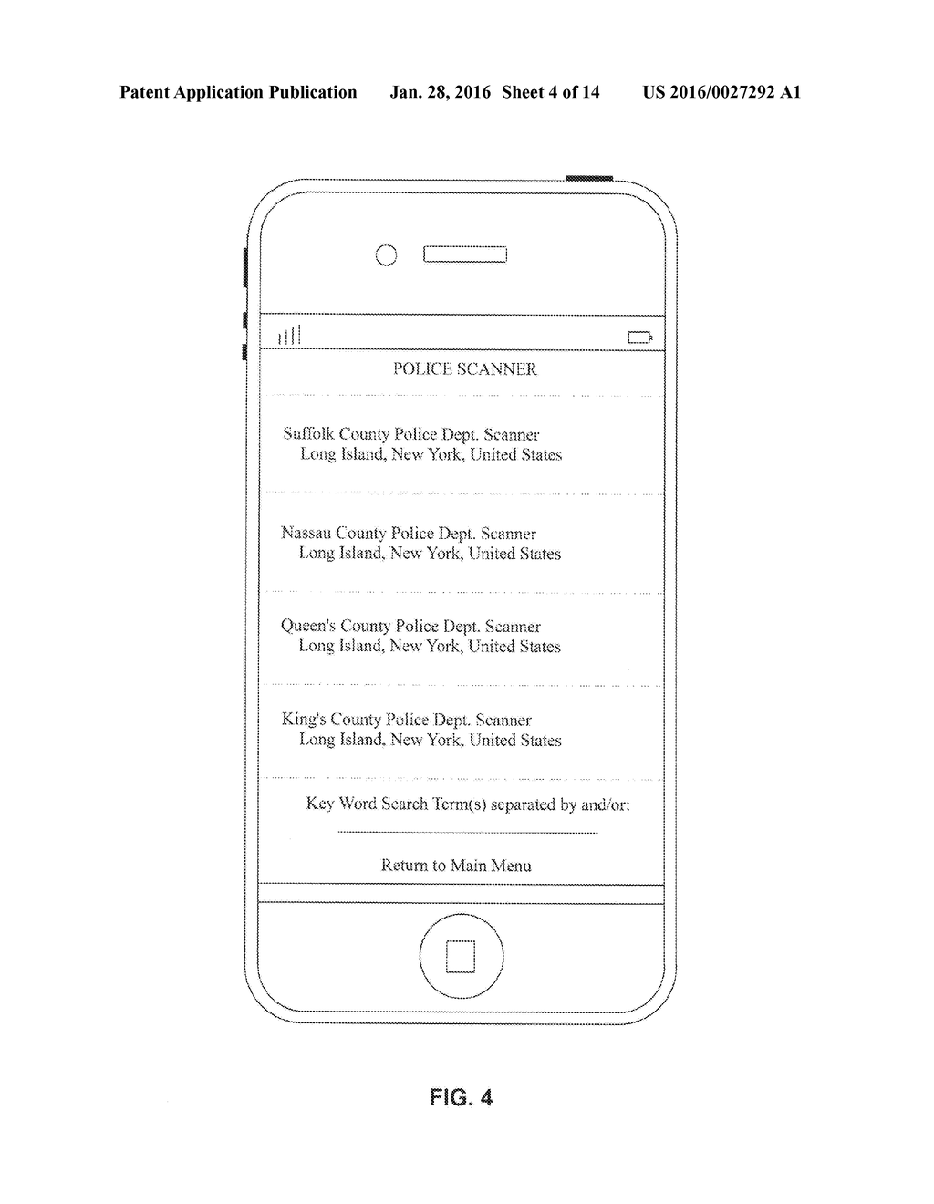 Security and Public Safety Application for a Mobile Device - diagram, schematic, and image 05