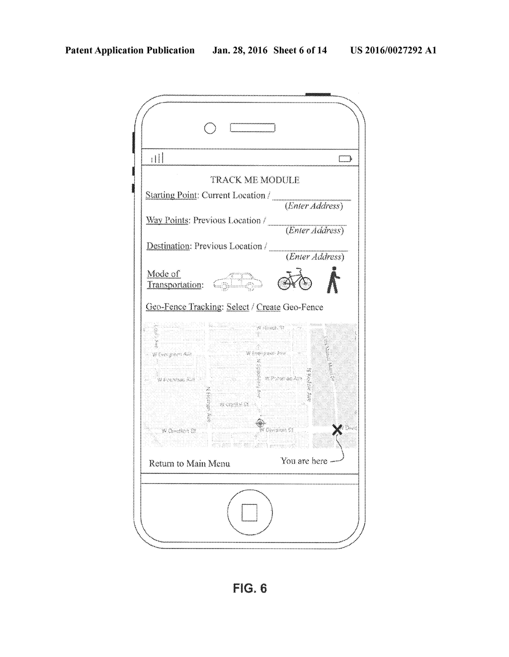 Security and Public Safety Application for a Mobile Device - diagram, schematic, and image 07