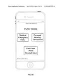 Security and Public Safety Application for a Mobile Device diagram and image
