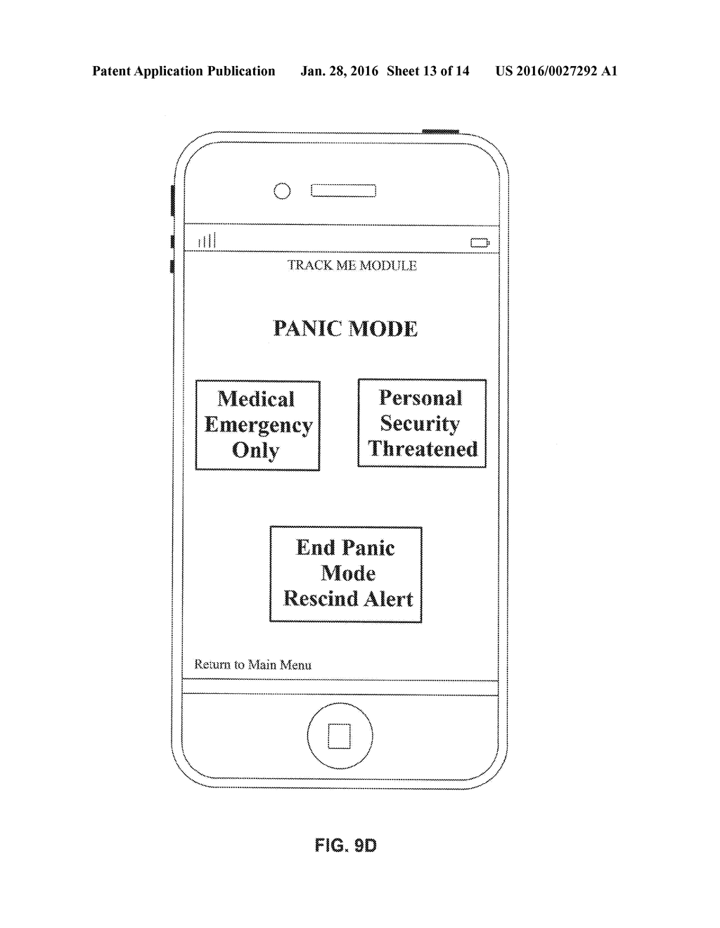 Security and Public Safety Application for a Mobile Device - diagram, schematic, and image 14