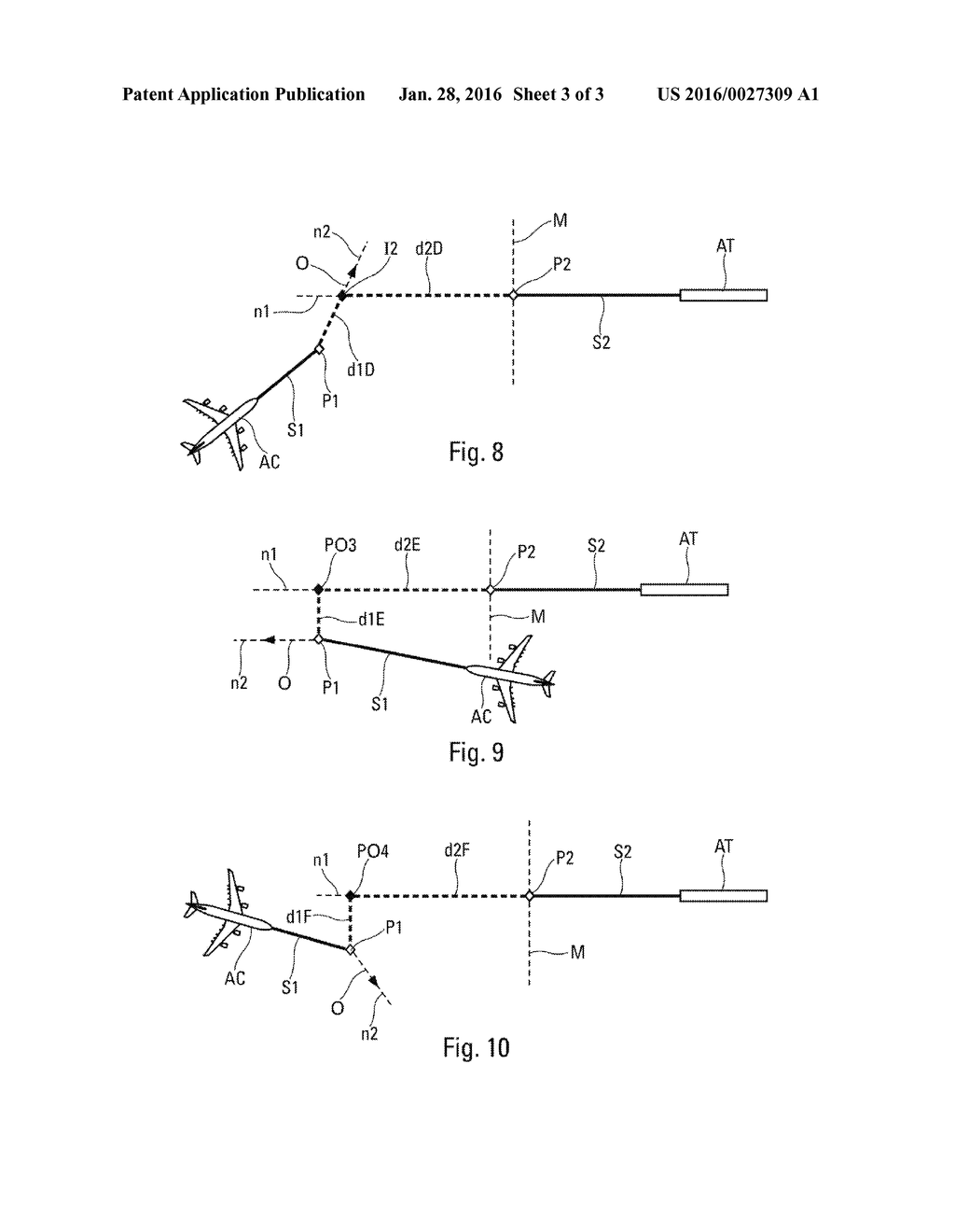 Method And Device For Determining An Operational Distance Of An     Unspecified Termination Segment Of An Aircraft Flight Plan - diagram, schematic, and image 04