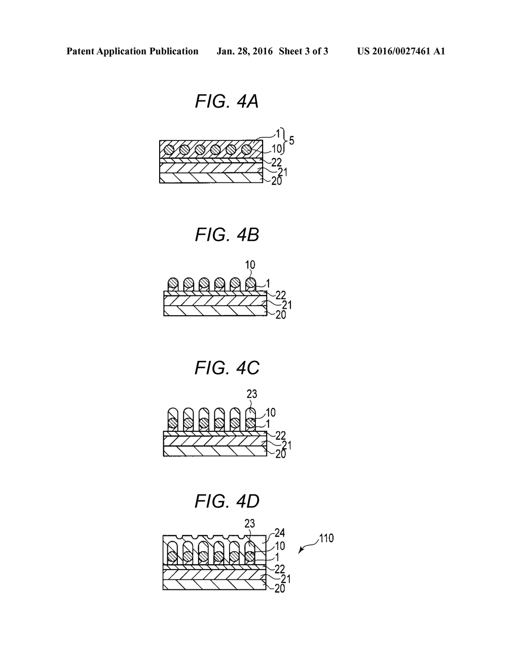 METHOD FOR FORMING PARTICLE LAYER AND METHOD FOR MANUFACTURING MAGNETIC     RECORDING MEDIUM - diagram, schematic, and image 04