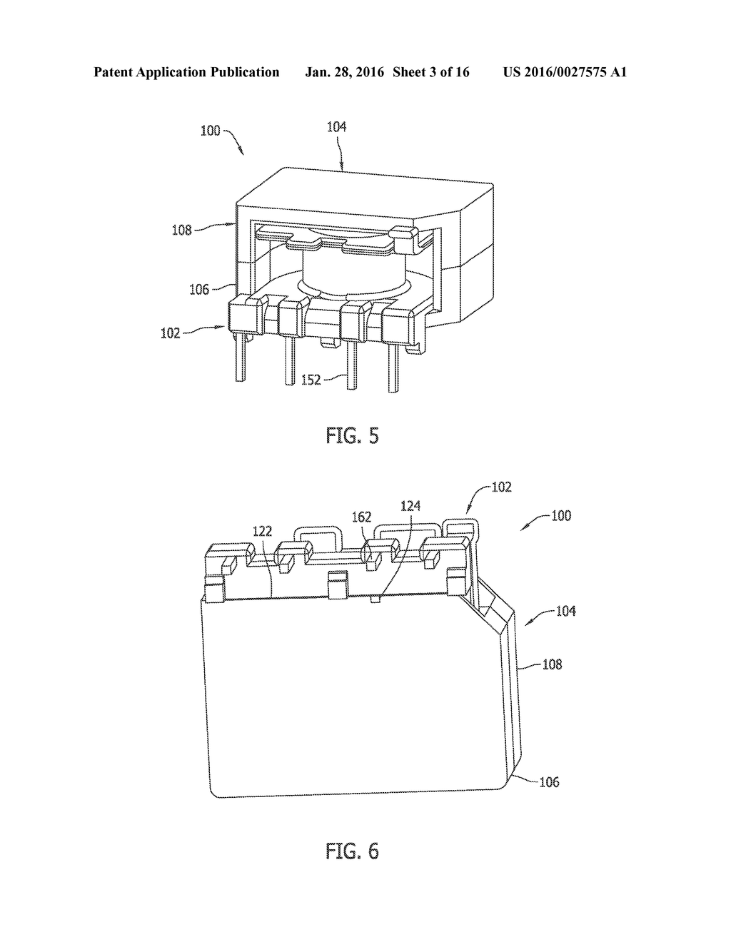 CIRCUIT BOARD MAGNETIC COMPONENT WITH INTEGRATED GROUND STRUCTURE AND     METHODS FOR MANUFACTURE - diagram, schematic, and image 04