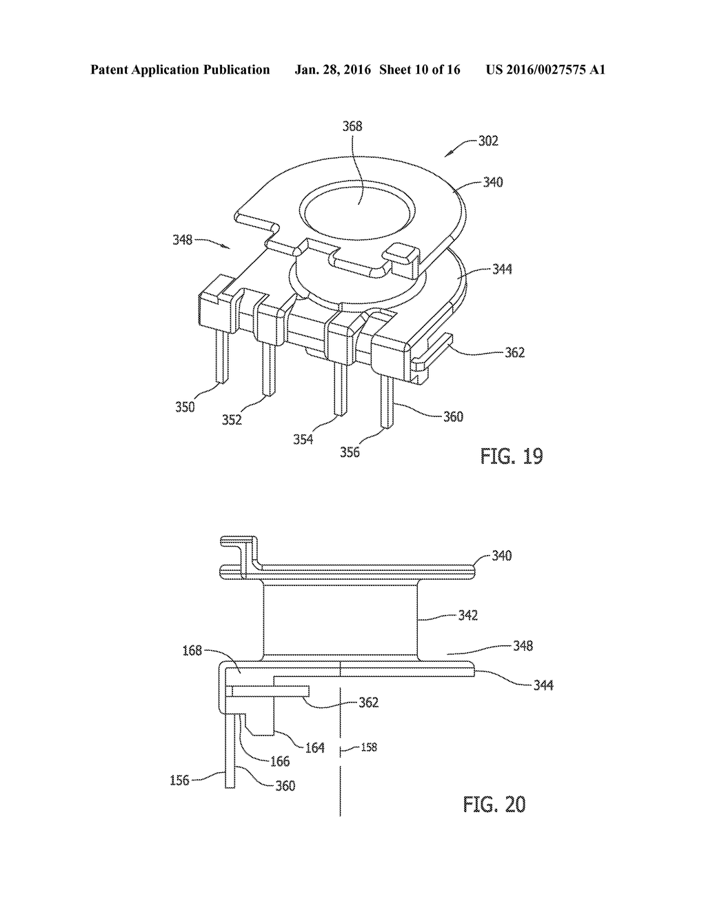 CIRCUIT BOARD MAGNETIC COMPONENT WITH INTEGRATED GROUND STRUCTURE AND     METHODS FOR MANUFACTURE - diagram, schematic, and image 11