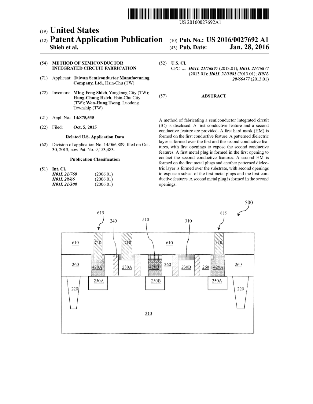 Method of Semiconductor Integrated Circuit Fabrication - diagram, schematic, and image 01