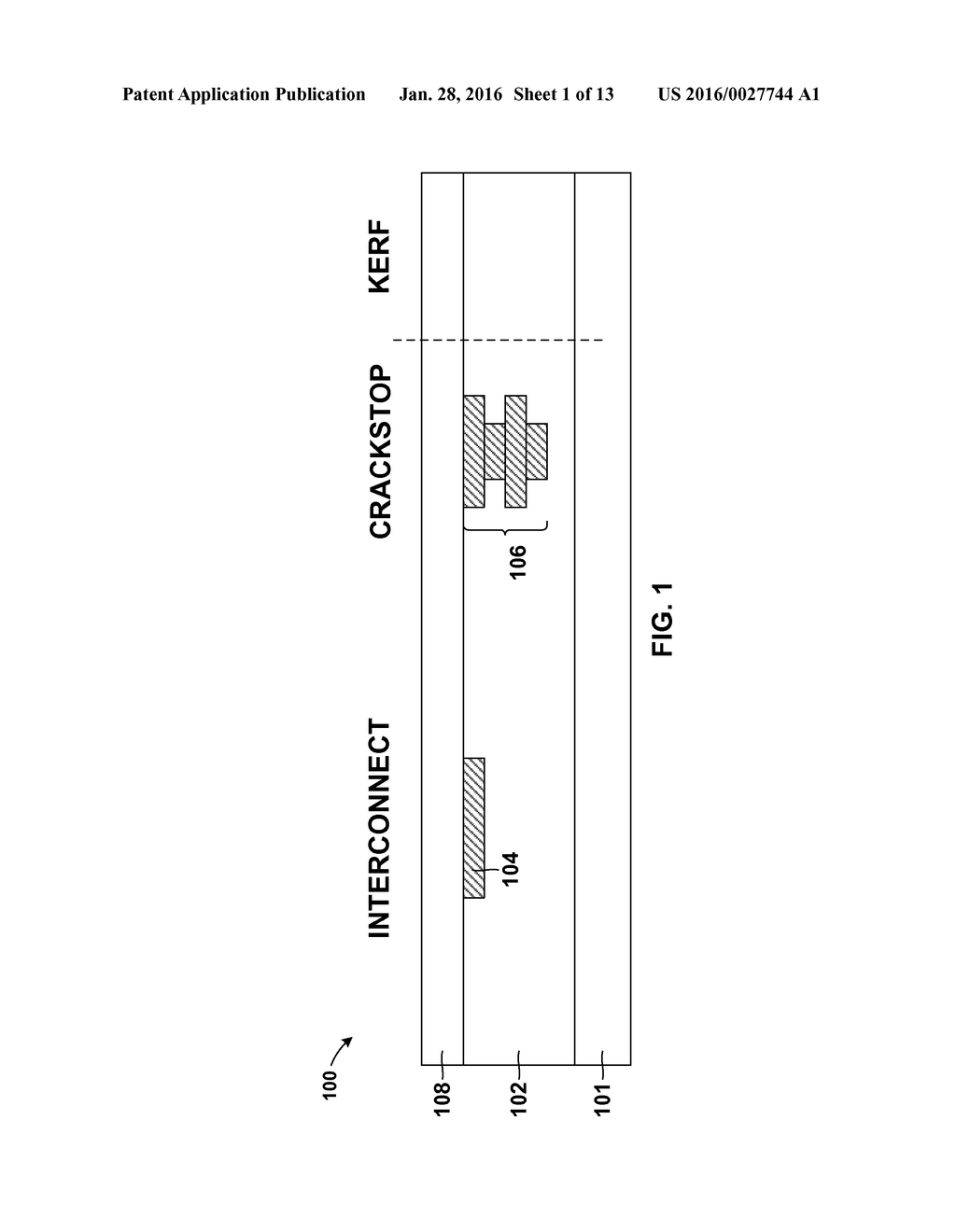 METHOD OF FORMING AN INTEGRATED CRACKSTOP - diagram, schematic, and image 02