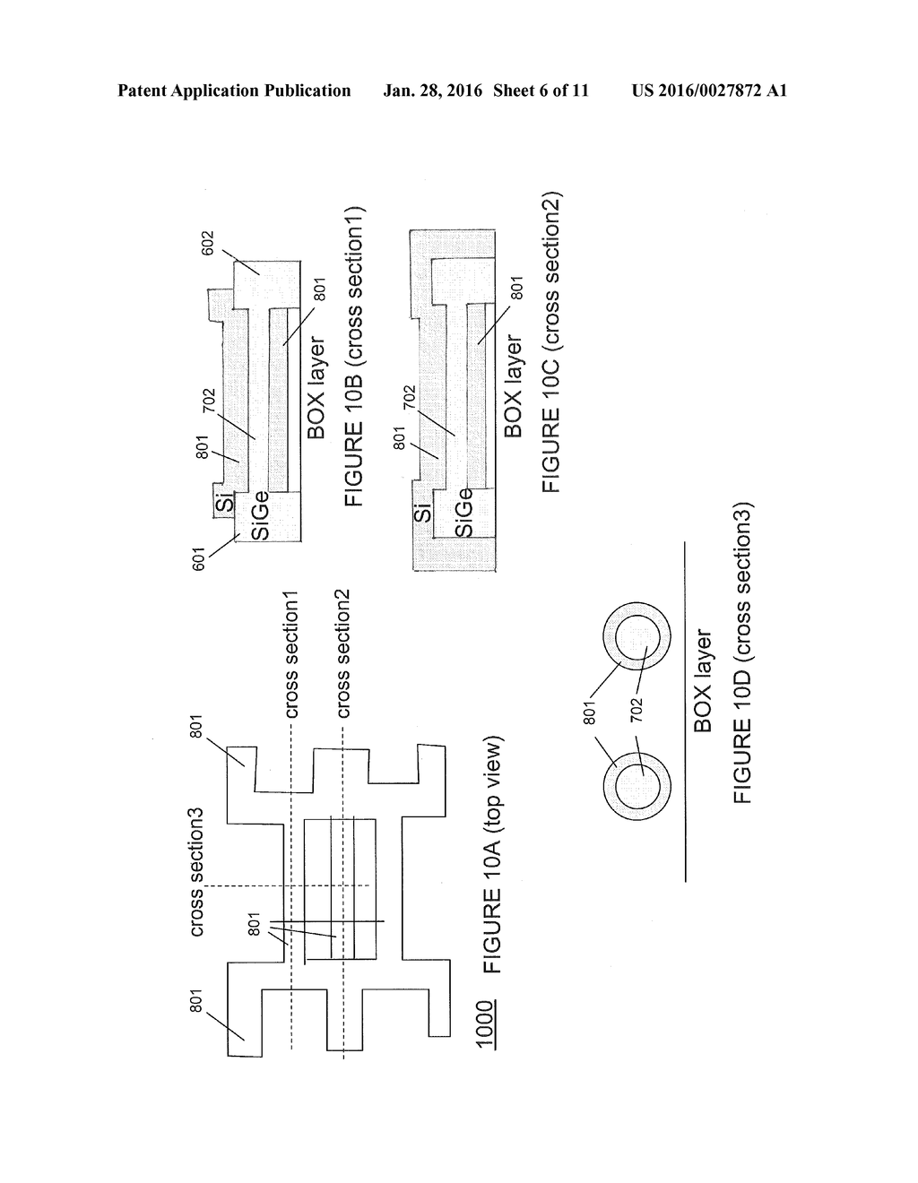 FIELD EFFECT TRANSISTOR WITH CHANNEL CORE MODIFIED FOR A BACKGATE BIAS AND     METHOD OF FABRICATION - diagram, schematic, and image 07