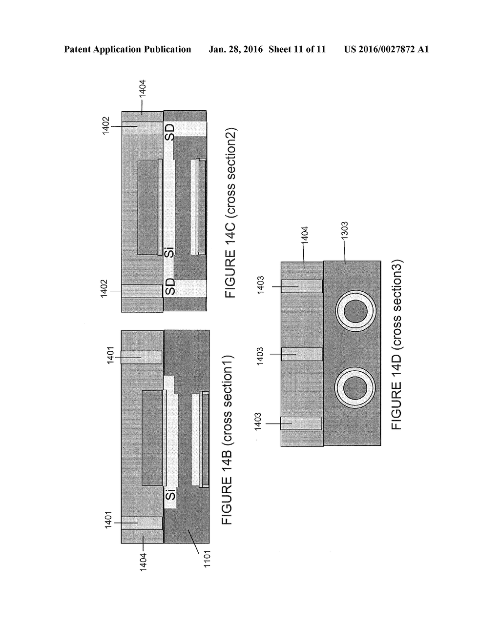 FIELD EFFECT TRANSISTOR WITH CHANNEL CORE MODIFIED FOR A BACKGATE BIAS AND     METHOD OF FABRICATION - diagram, schematic, and image 12