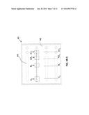 LIGHT EMITTING DIODE (LED) DIE HAVING STRAP LAYER AND METHOD OF     FABRICATION diagram and image