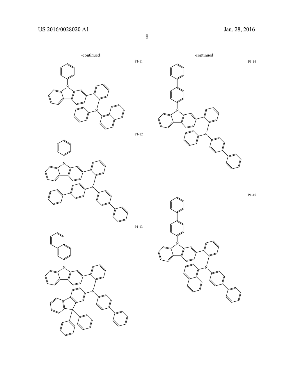 ORGANIC ELECTRONIC ELEMENT AND AN ELECTRONIC DEVICE COMPRISING IT - diagram, schematic, and image 10