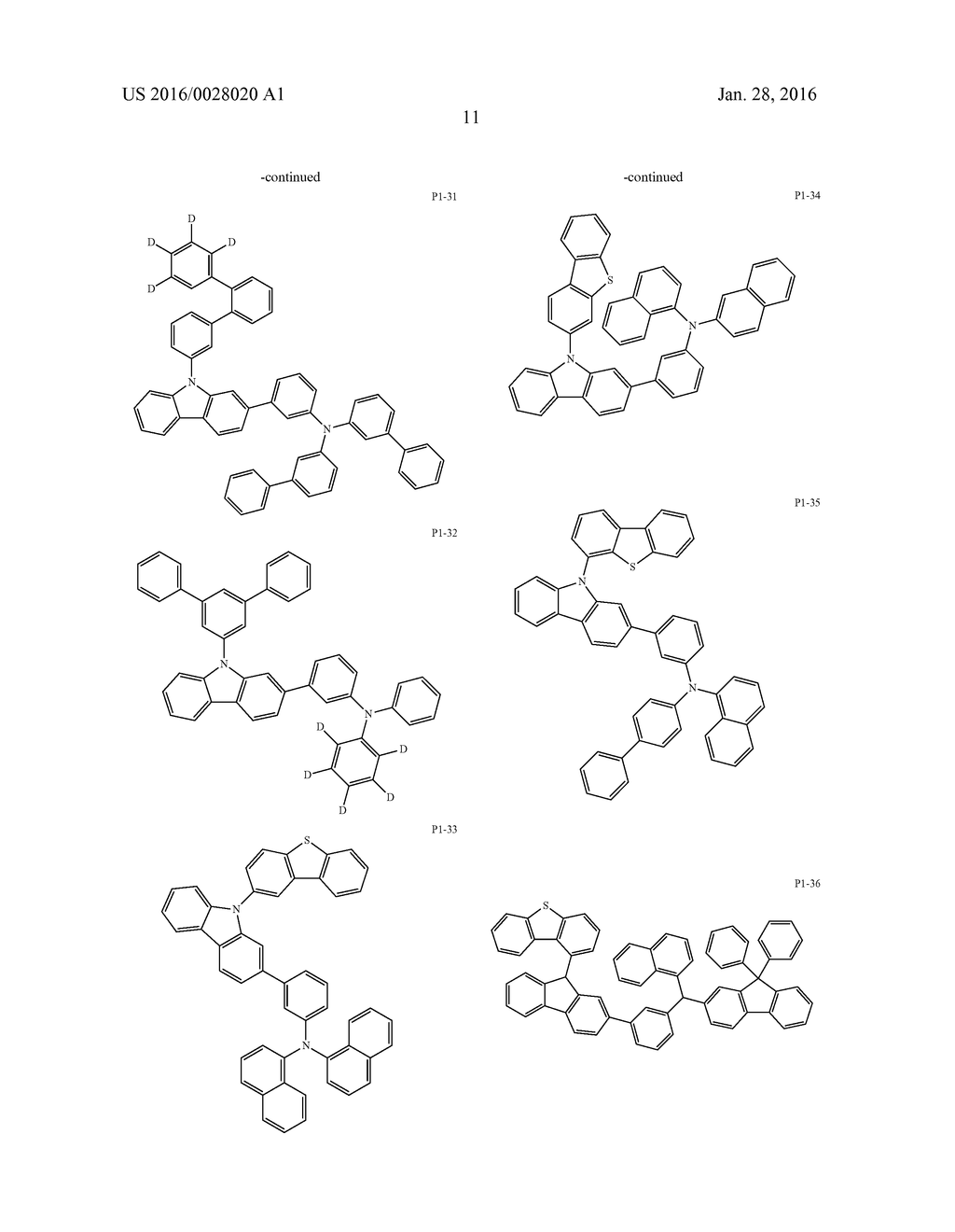 ORGANIC ELECTRONIC ELEMENT AND AN ELECTRONIC DEVICE COMPRISING IT - diagram, schematic, and image 13