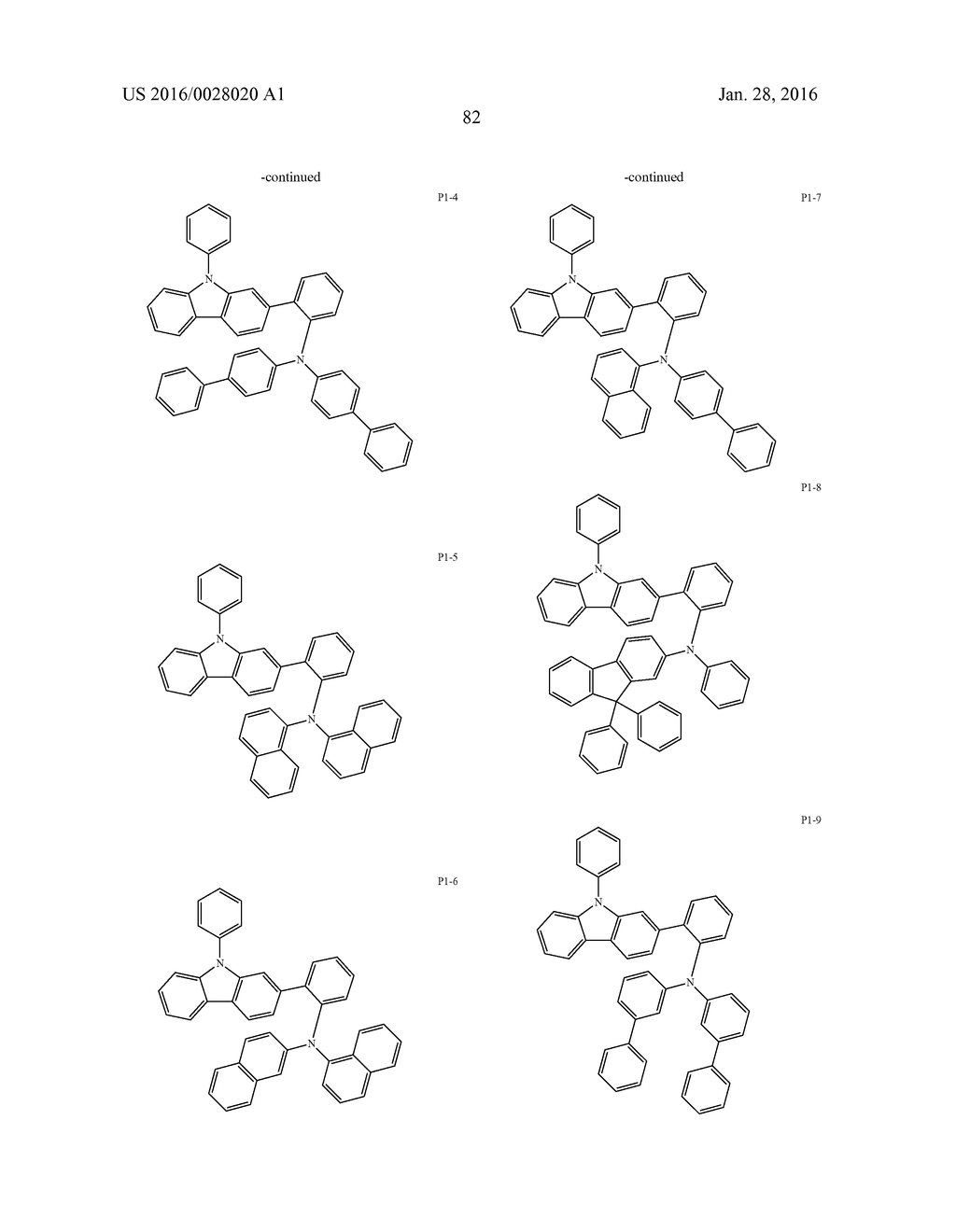 ORGANIC ELECTRONIC ELEMENT AND AN ELECTRONIC DEVICE COMPRISING IT - diagram, schematic, and image 84