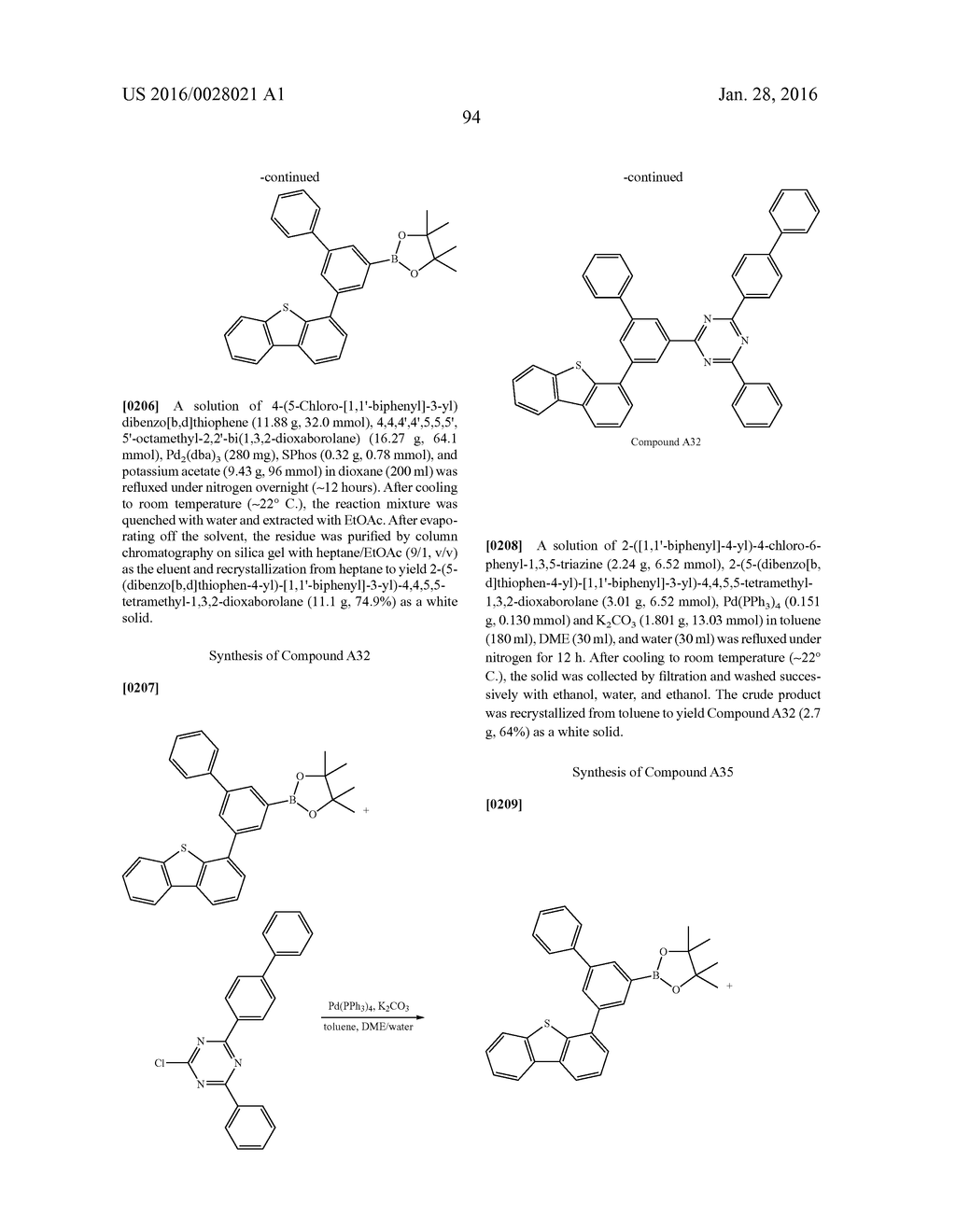 ORGANIC ELECTROLUMINESCENT MATERIALS AND DEVICES - diagram, schematic, and image 100