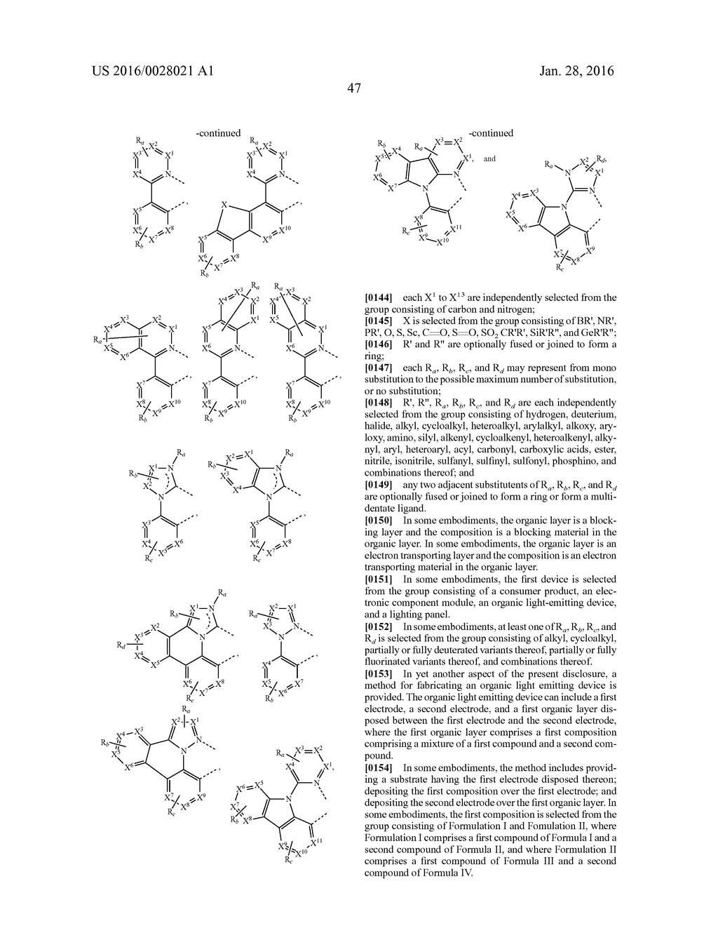 ORGANIC ELECTROLUMINESCENT MATERIALS AND DEVICES - diagram, schematic, and image 53