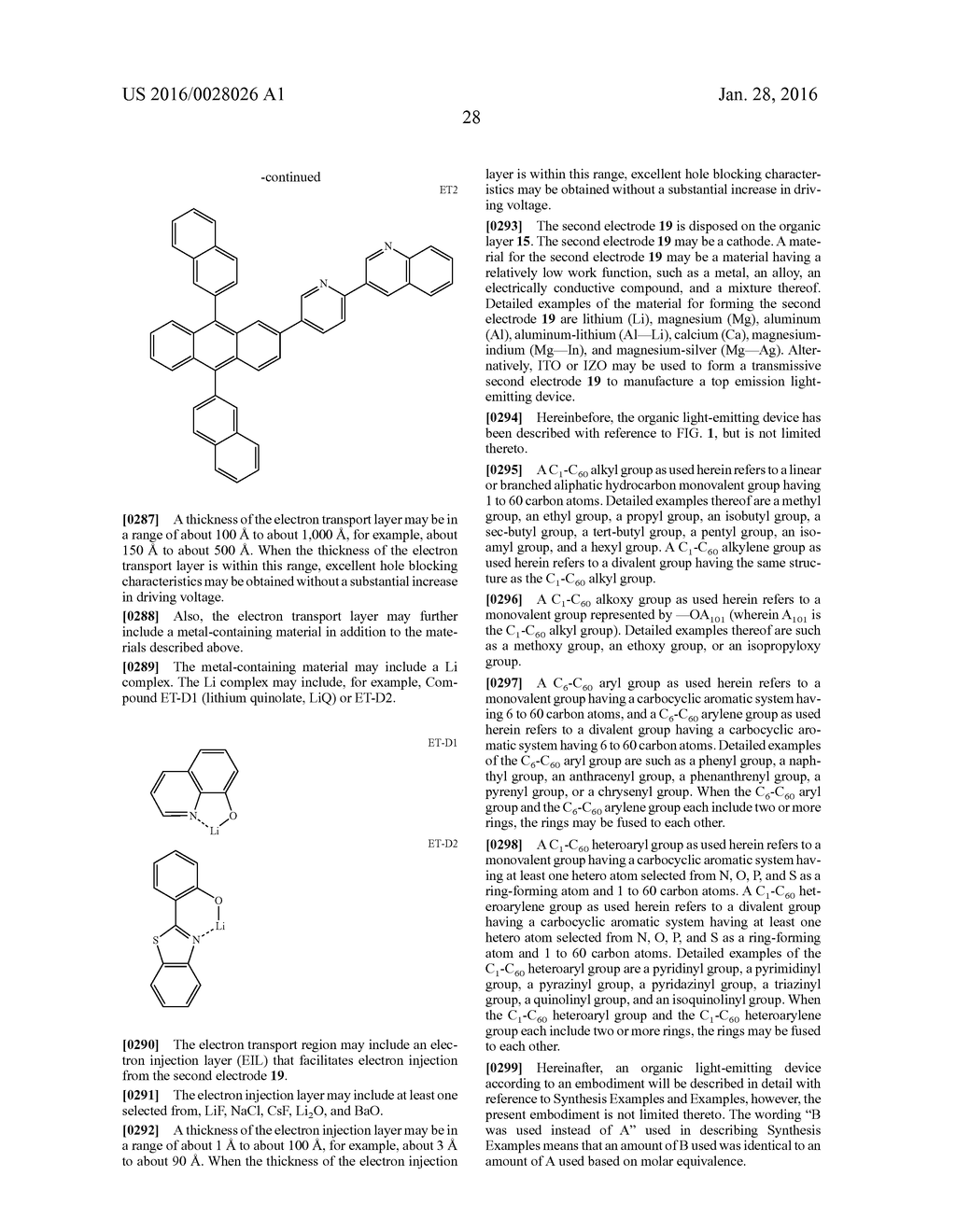 ORGANOMETALLIC COMPOUND AND ORGANIC LIGHT-EMITTING DEVICE INCLUDING THE     SAME - diagram, schematic, and image 37