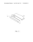 HOUSING, ELECTRONIC DEVICE USING SAME, AND METHOD FOR MAKING SAME diagram and image