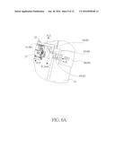 EJECTING MECHANISM OF A PRIMARY AND SECONDARY MACHINE MODULE, AND PRIMARY     AND SECONDARY MACHINE MODULE AND PRIMARY MACHINE THEREWITH diagram and image