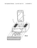 HOUSING HAVING A SOLAR PANEL AND COMPONENTS CAPABLE OF REPLENISHING A     MOBILE PHONE BATTERY diagram and image