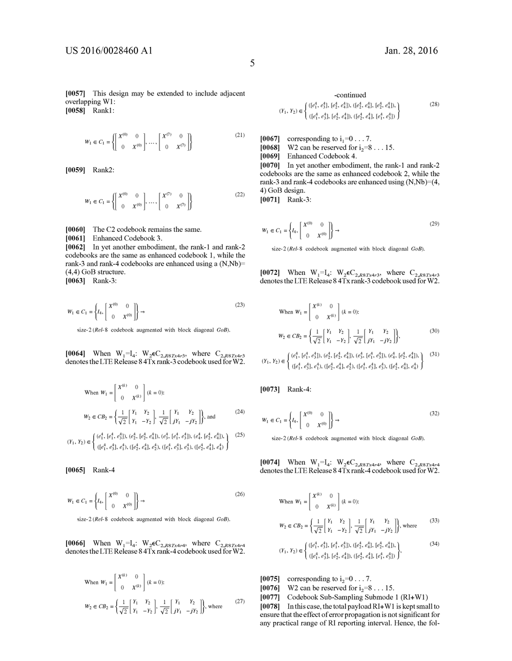 CODEBOOK SUB-SAMPLING FOR CSI FEEDBACK ON PUCCH FOR 4Tx MIMO - diagram, schematic, and image 10