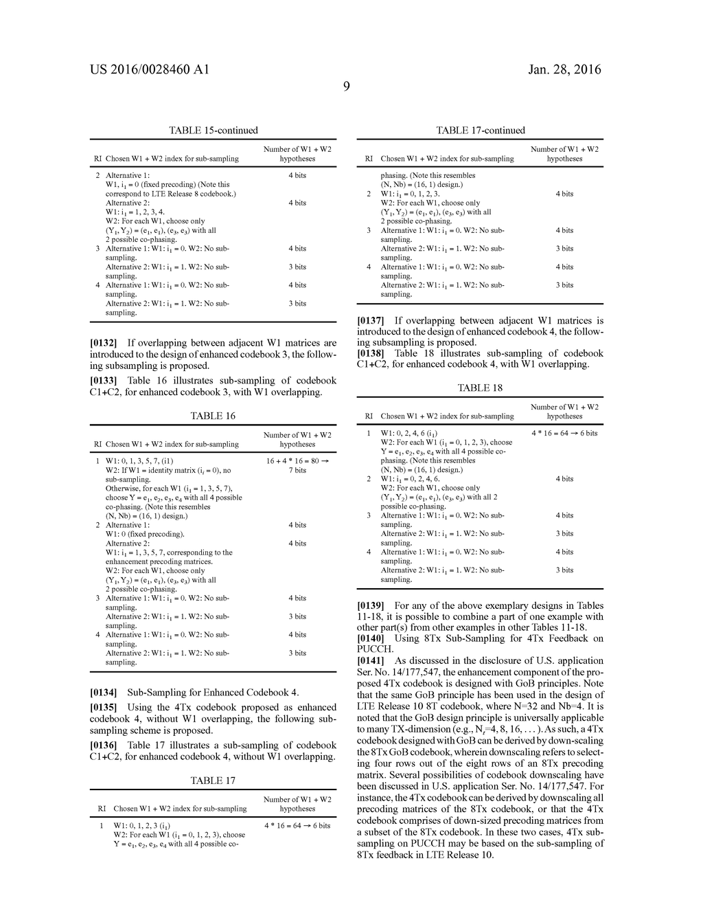 CODEBOOK SUB-SAMPLING FOR CSI FEEDBACK ON PUCCH FOR 4Tx MIMO - diagram, schematic, and image 14