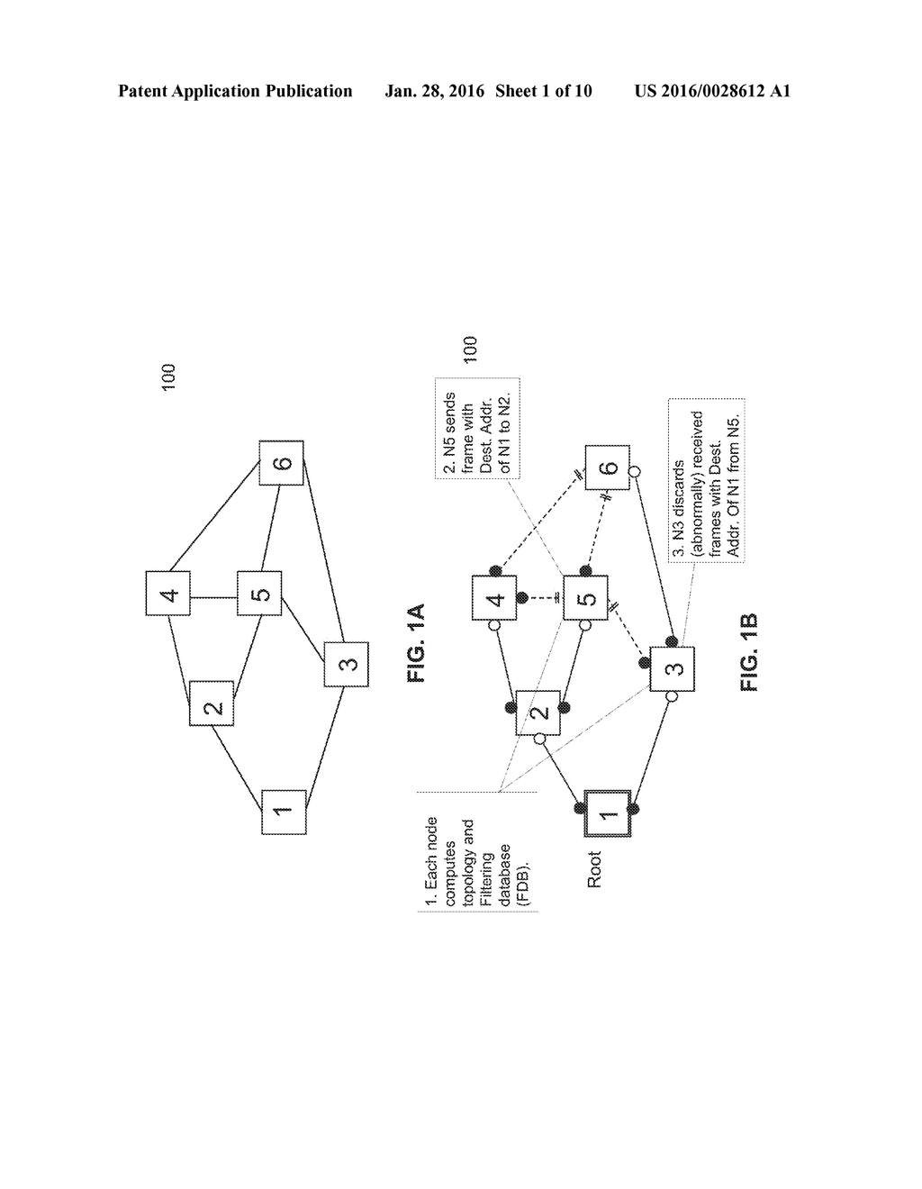 METHOD AND SYSTEM OF SHORTEST PATH BRIDGING (SPB) ENHANCED RESILIENCE WITH     LOOP MITIGATION - diagram, schematic, and image 02