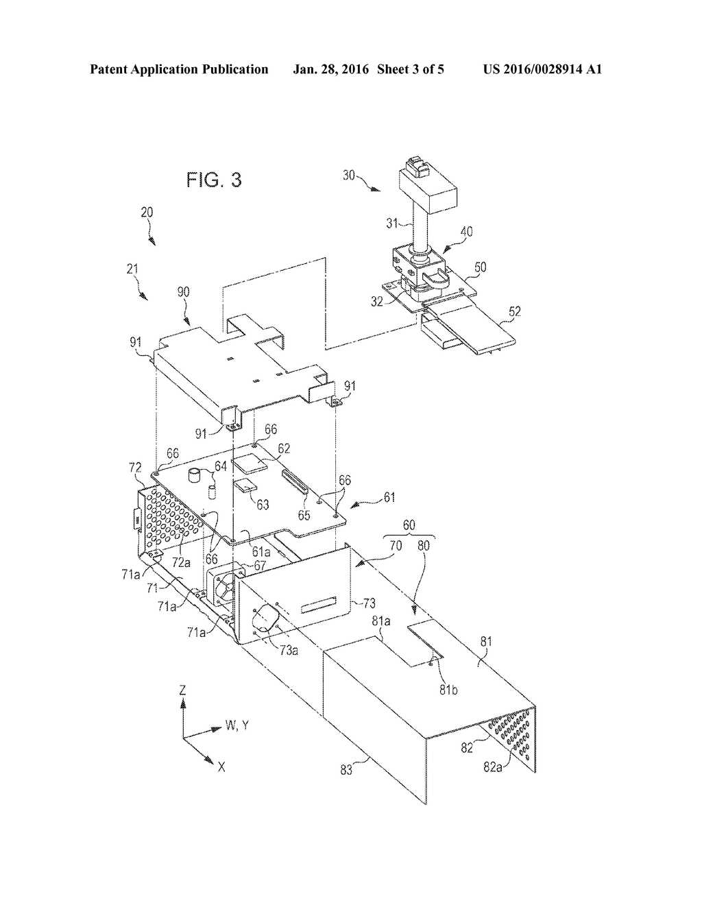 Imaging Device, Medium Transporting Apparatus, and Printing Apparatus - diagram, schematic, and image 04