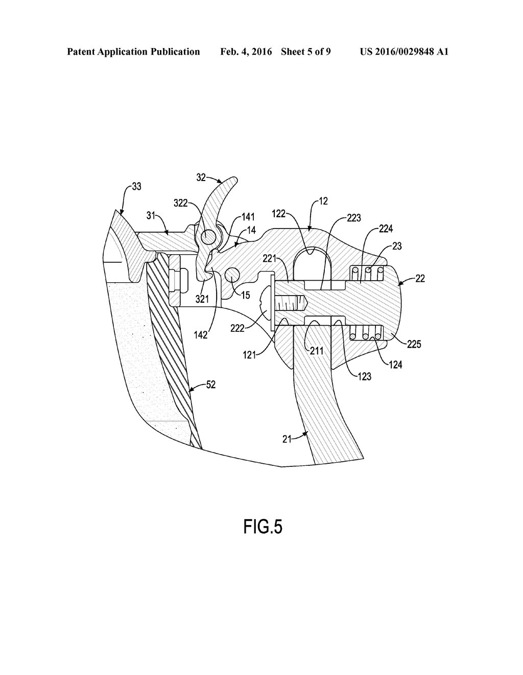 Handle Device for a Foldable Electric Kettle - diagram, schematic, and image 06