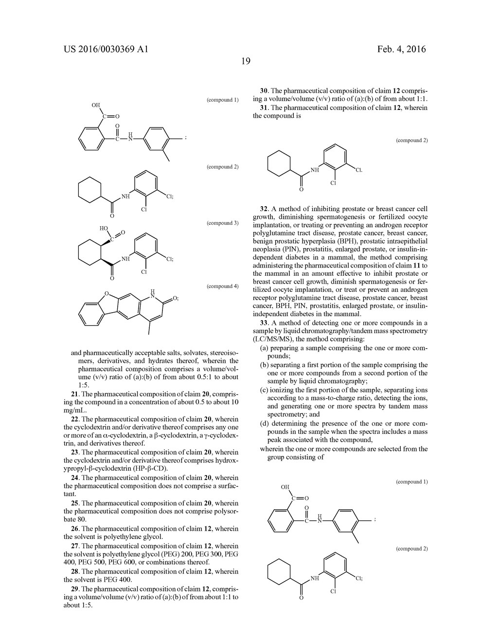 FKBP52 TARGETING AGENT PHARMACEUTICAL COMPOSITIONS - diagram, schematic, and image 30