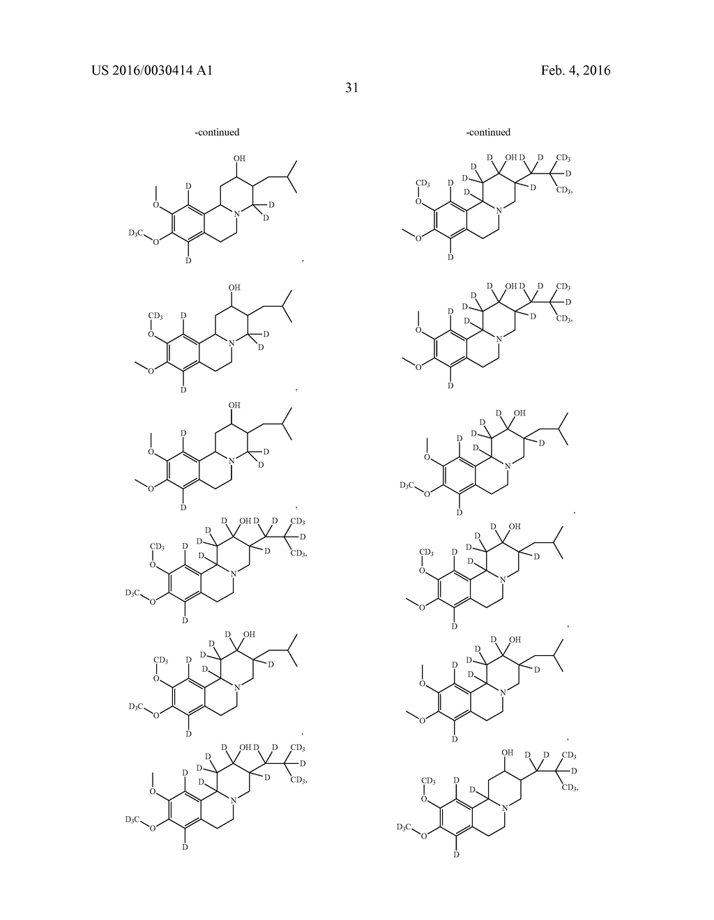 BENZOQUINOLINE INHIBITORS OF VMAT 2 - diagram, schematic, and image 32