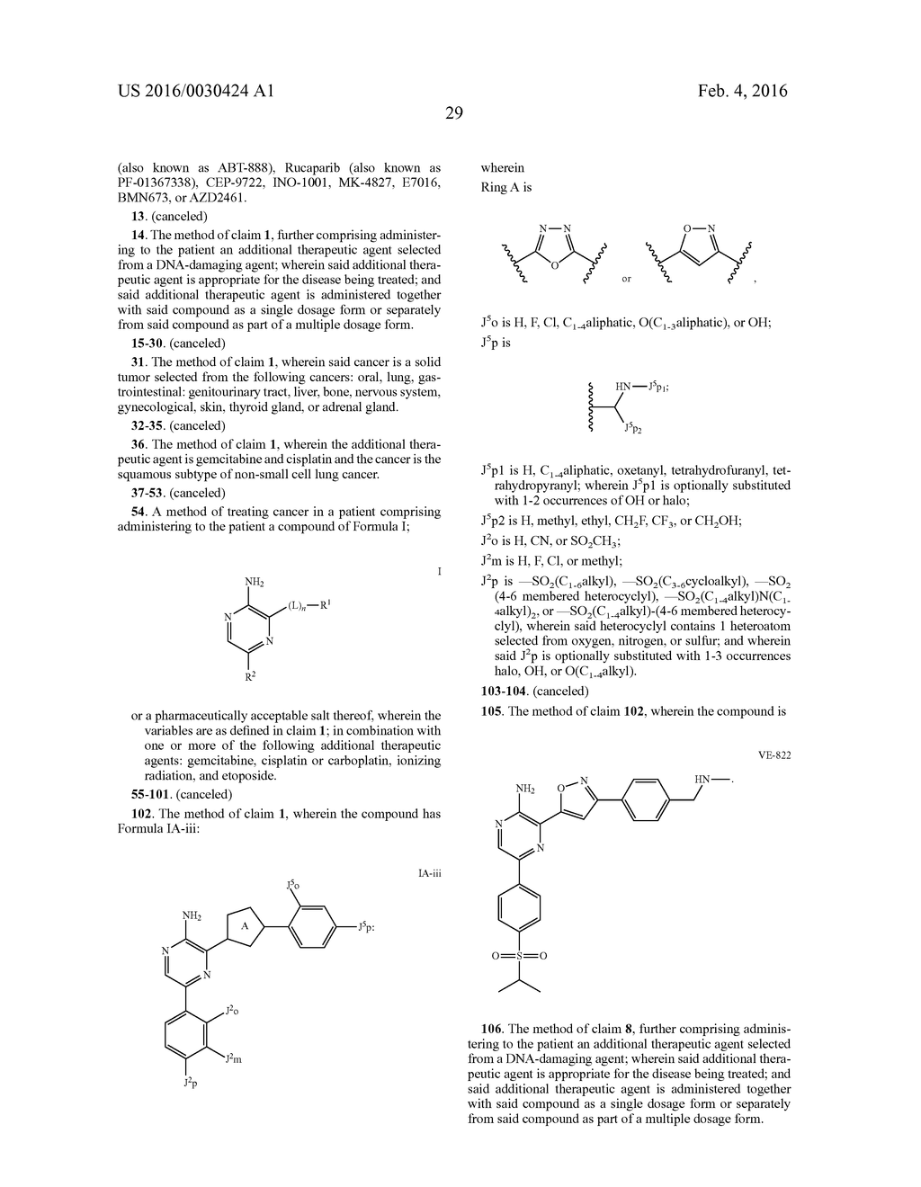 COMPOUNDS USEFUL AS INHIBITORS OF ATR KINASE AND COMBINATION THERAPIES     THEREOF - diagram, schematic, and image 41