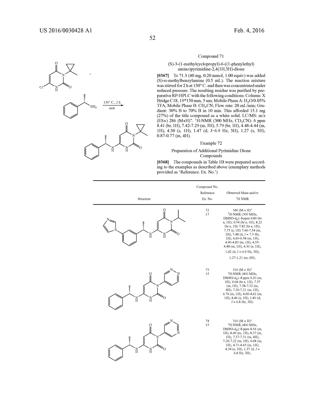 PYRIMIDINEDIONE COMPOUNDS - diagram, schematic, and image 54