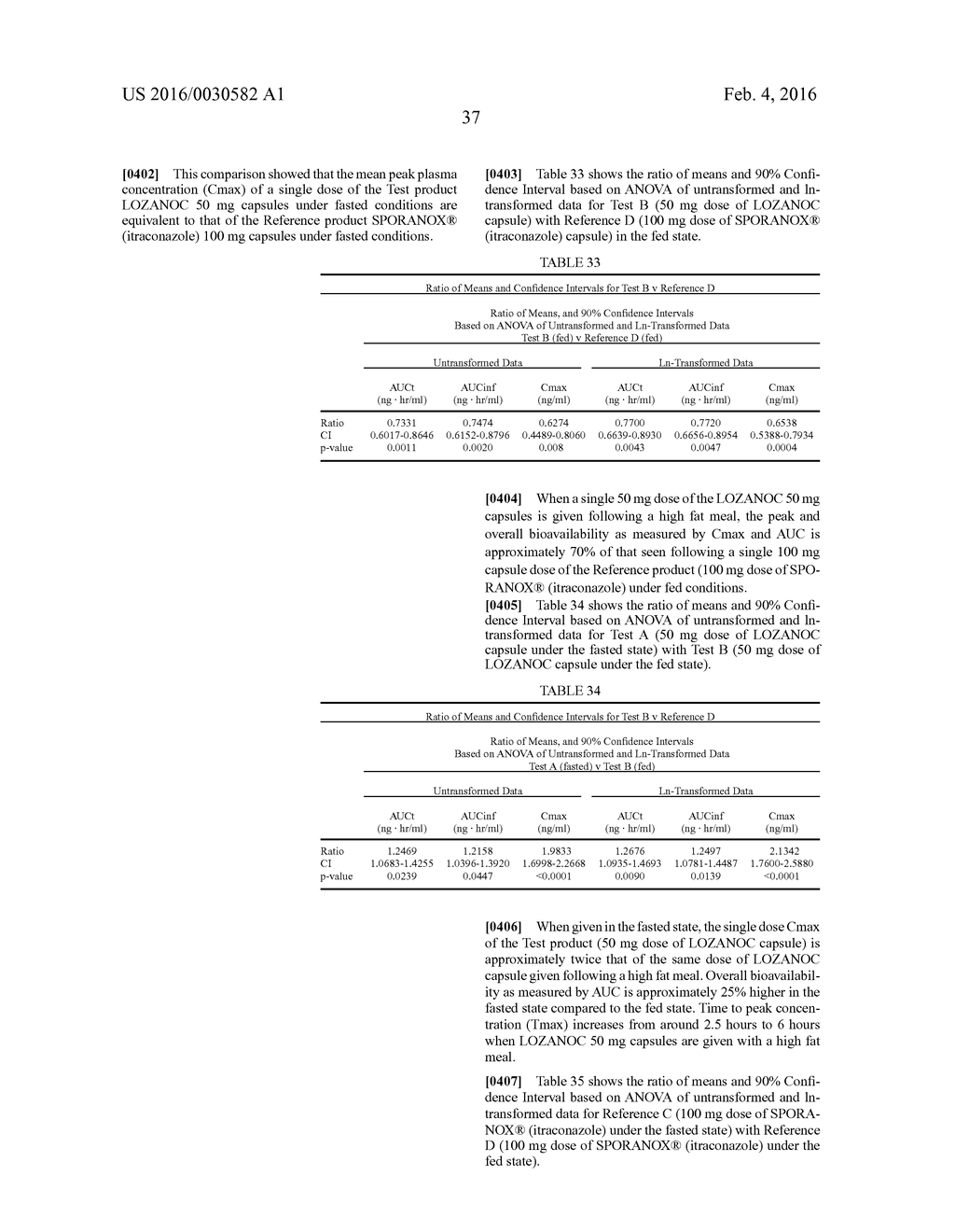 ITRACONAZOLE COMPOSITIONS AND DOSAGE FORMS, AND METHODS OF USING THE SAME - diagram, schematic, and image 102