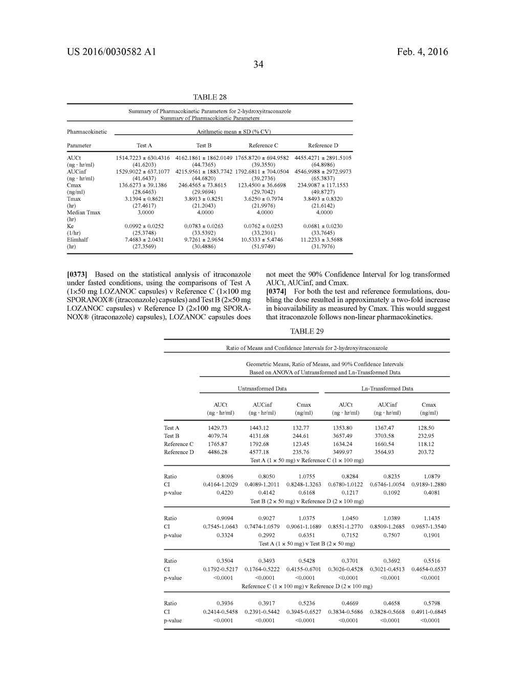 ITRACONAZOLE COMPOSITIONS AND DOSAGE FORMS, AND METHODS OF USING THE SAME - diagram, schematic, and image 99