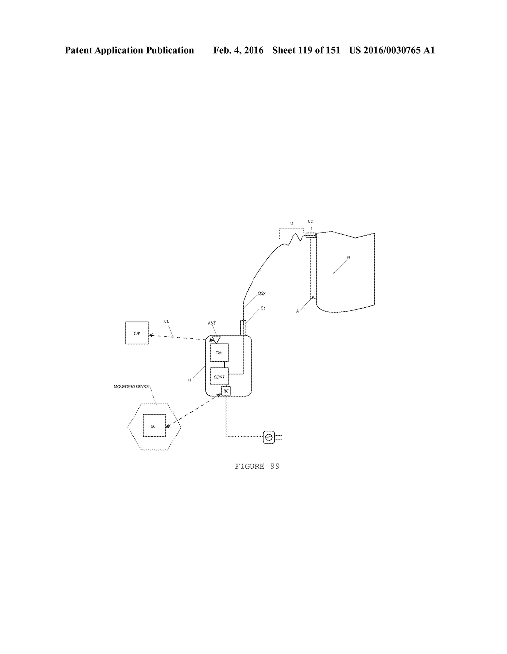 SYSTEM AND METHOD FOR OPTOGENETIC THERAPY - diagram, schematic, and image 120