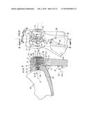 SWIMMING DEVICE WITH RETRACTABLE FINS diagram and image