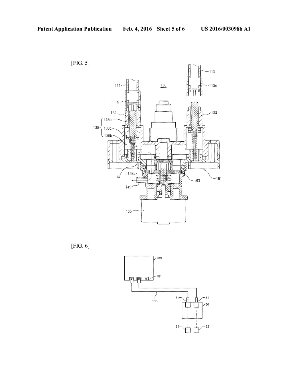 WASHING DEVICE FOR WATER TREATMENT APPARATUS AND WASHING METHOD THEREOF - diagram, schematic, and image 06