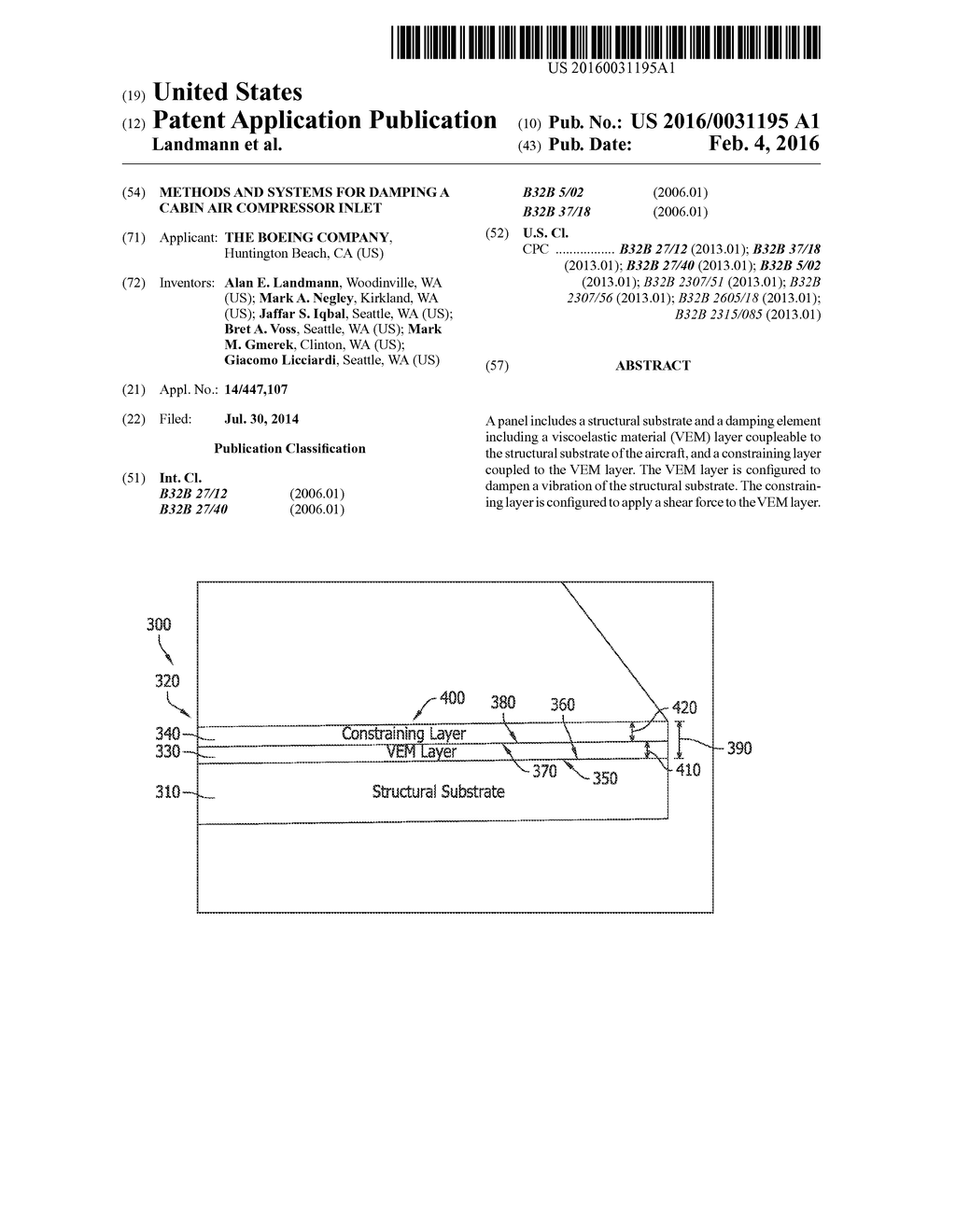 METHODS AND SYSTEMS FOR DAMPING A CABIN AIR COMPRESSOR INLET - diagram, schematic, and image 01