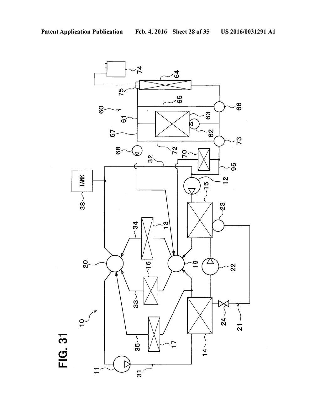 THERMAL MANAGEMENT SYSTEM FOR VEHICLE - diagram, schematic, and image 29