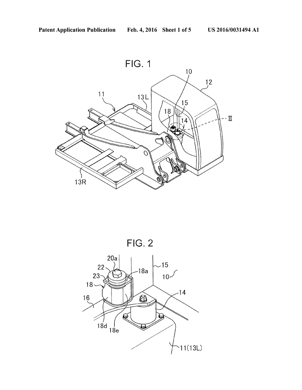 UPPER SLEWING BODY FOR USE IN CONSTRUCTION MACHINE - diagram, schematic, and image 02