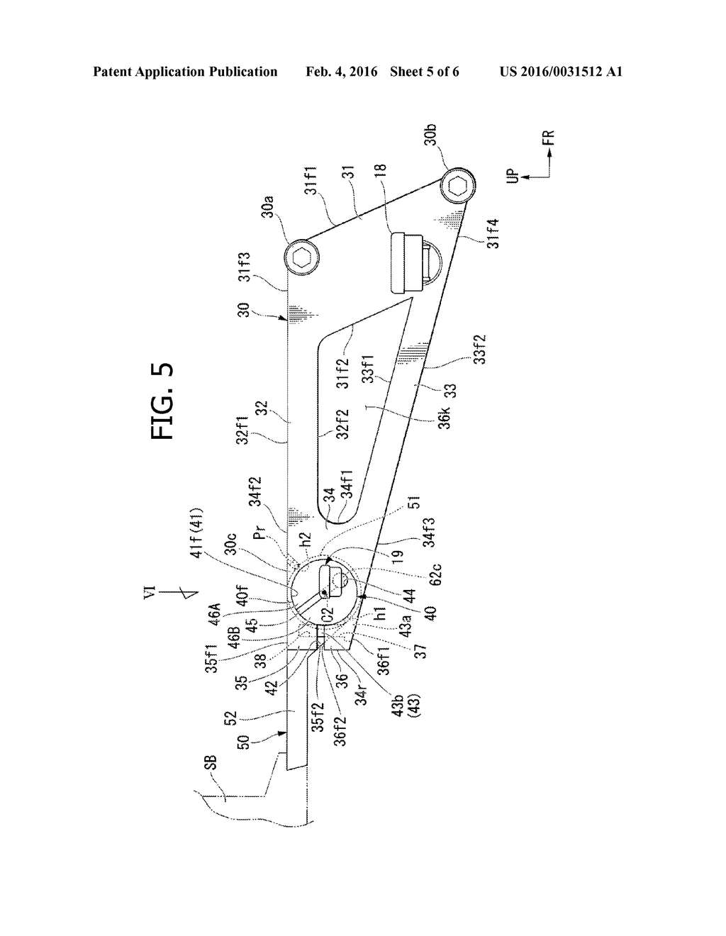 STEP STRUCTURE FOR A SADDLE-RIDE VEHICLE, AND VEHICLE INCLUDING SAME - diagram, schematic, and image 06