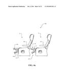 Seating Arrangement, Seat Unit, Tray Table and Seating System diagram and image