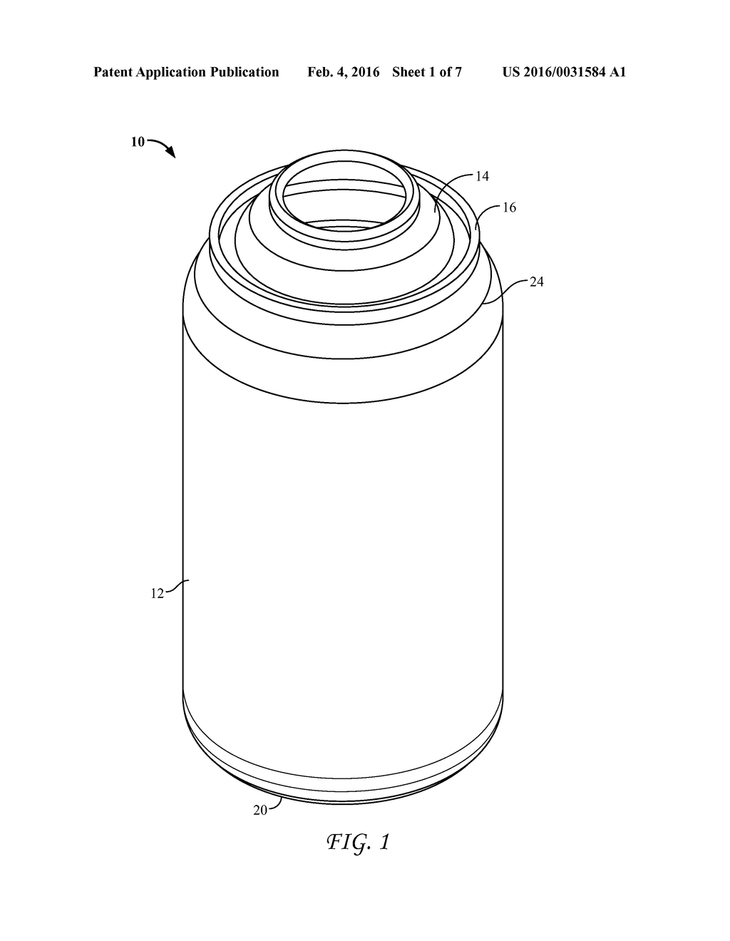 DRAWN AND IRONED AEROSOL CAN - diagram, schematic, and image 02