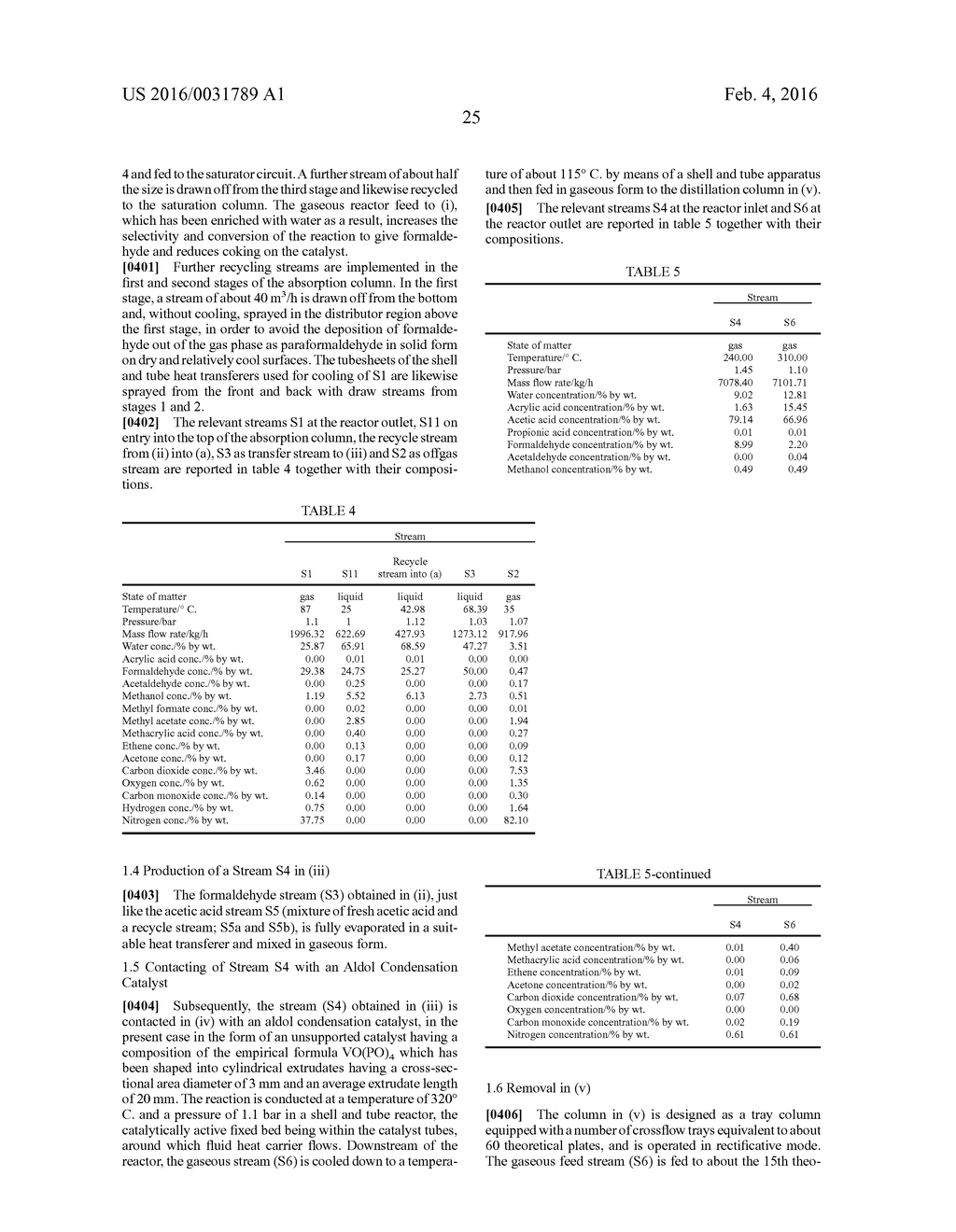 PROCESS FOR PREPARING ACRYLIC ACID FROM METHANOL AND ACETIC ACID - diagram, schematic, and image 27