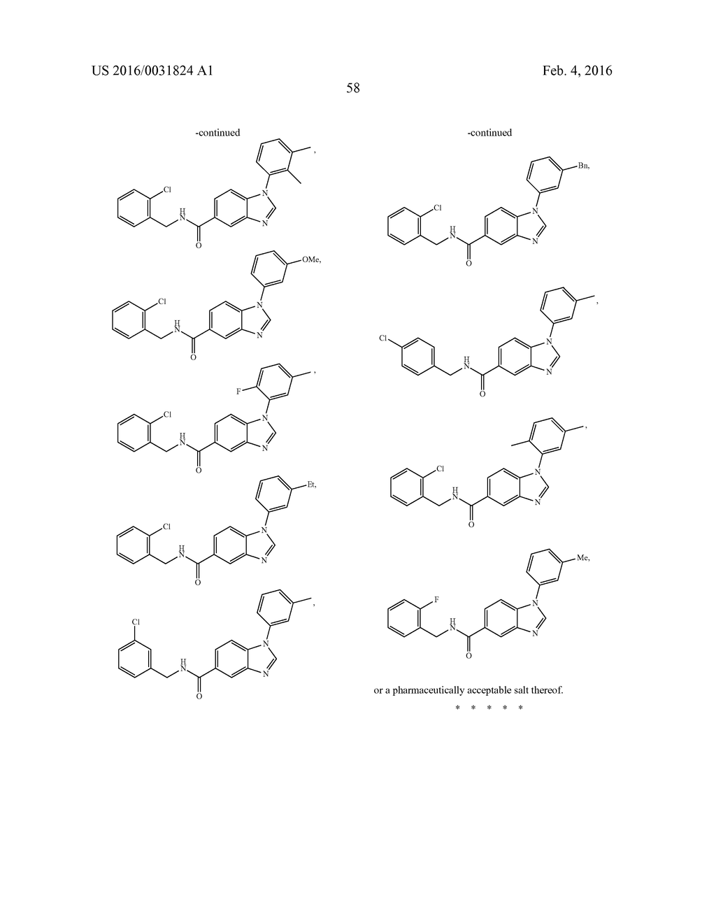BENZIMIDAZOLE DERIVATIVES AND USES THEREOF - diagram, schematic, and image 97