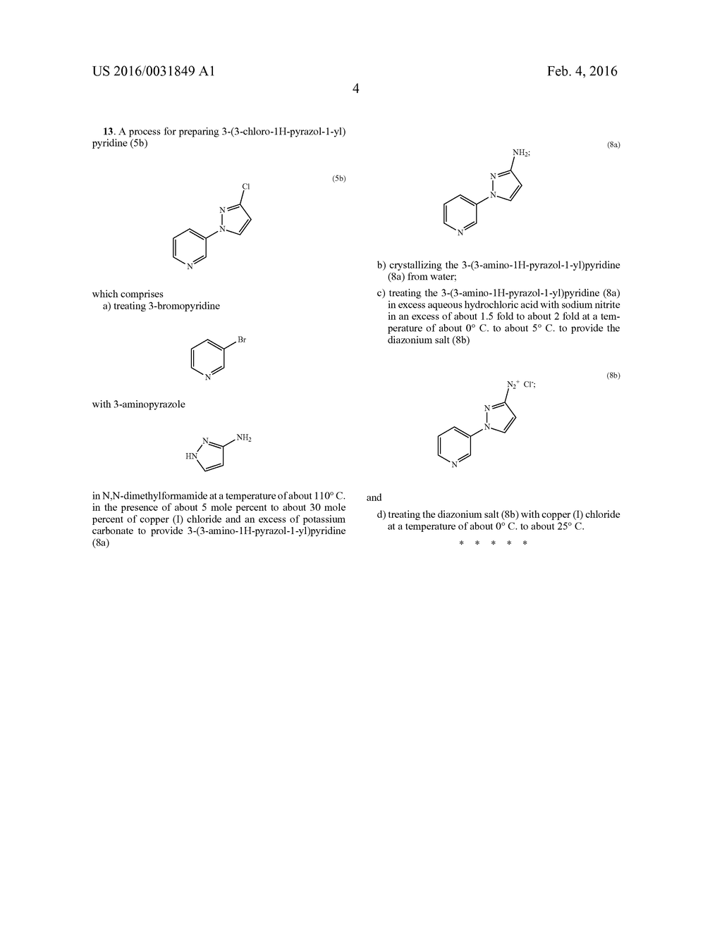 PROCESS FOR THE PREPARATION OF 3-(3-CHLORO-1H-PYRAZOL-1-YL)PYRIDINE - diagram, schematic, and image 05