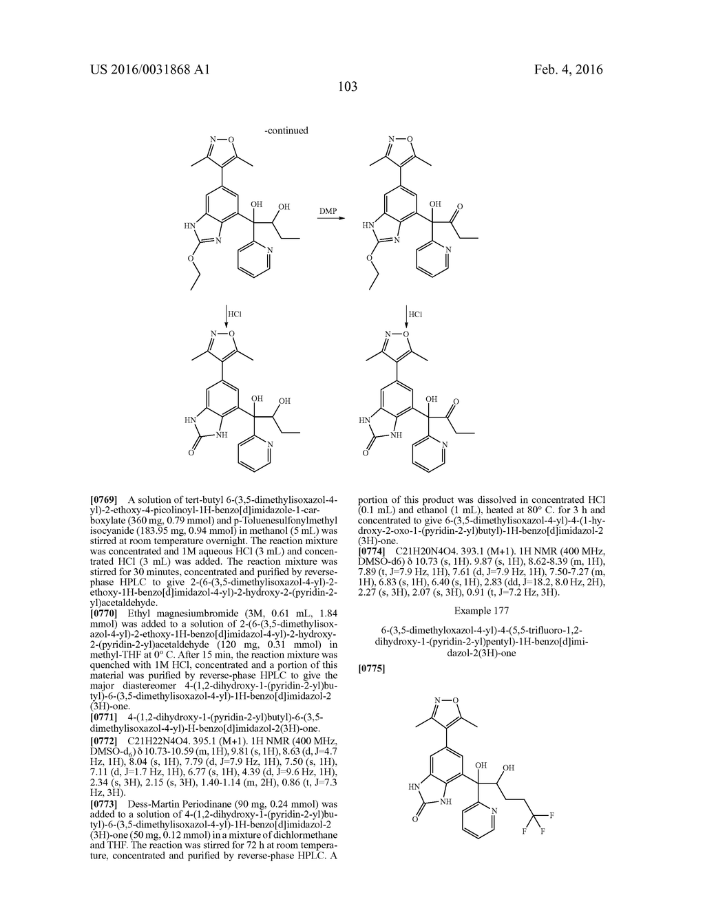 BENZIMIDAZOLONE DERIVATIVES AS BROMODOMAIN INHIBITORS - diagram, schematic, and image 104